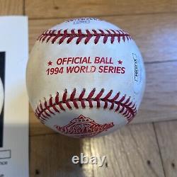 + Joe DiMaggio Signed Auto Autograph Rawlings 1994 World Series Baseball JSA