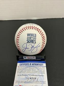 Joe Kelly Dodgers Signed 2020 World Series Baseball Psa Witness Coa