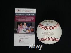 Joey D'auria Signed Official 2016 World Series Baseball Bozo The Clown Jsa Coa