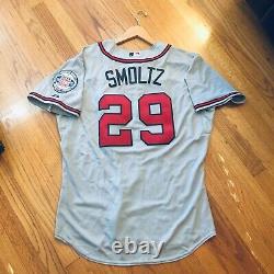John Smoltz Atlanta Braves World Series Baseball Jersey, XL, X-Large, Size 48