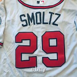 John Smoltz Atlanta Braves World Series Baseball Jersey, XL, X-Large, Size 48