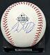 Jordan Montgomery Signed 2023 World Series Baseball Rangers Autographed Bas Coa