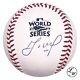 Jose Altuve Astros Autographed 2022 World Series Baseball Jsa Coa