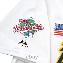 Jose Canseco Oakland Athletics 1990 World Series Home White Men's Jersey