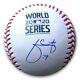 Julio Urias Signed Autographed 2020 World Series Official Baseball Dodgers Mlb