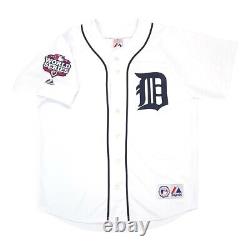 Justin Verlander 2012 Detroit Tigers World Series Home White Jersey Men (S-3XL)