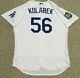 Kolarek Size 46 2020 Los Angeles Dodgers World Series Game Jersey Used Mlb Holo