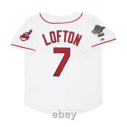 Kenny Lofton 1995 Cleveland Indians Home White World Series Men's Jersey