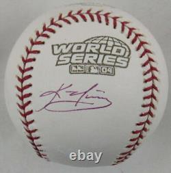 Kevin Youkilis Signed Rawlings World Series Baseball JSA AS32081