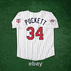 Kirby Puckett 1991 Minnesota Twins World Series Cooperstown Men's Home Jersey