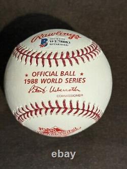 Kirk Gibson Signed 1988 World Series Baseball The Impossible Has Happened BAS