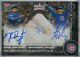 Kris Bryant Anthony Rizzo 2016 Topps Now World Series Ws Gu Base Auto /99 Cubs