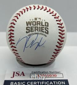 Kris Bryant Signed 2016 World Series Baseball Chicago Cubs Auto JSA COA