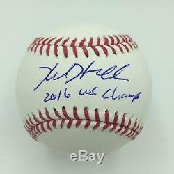 Kyle Hendricks Cubs 2016 World Series Champs Signed Major League Baseball JSA