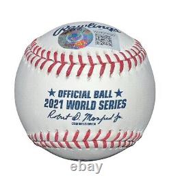 Kyle Wright Signed Autographed Braves World Series Baseball Beckett Witness