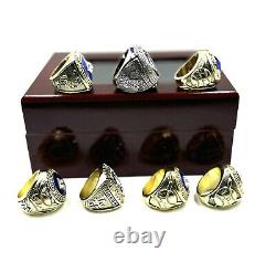 LOS ANGELES DODGERS ALL 7 WORLD SERIES RING SET KOUFAX KERSHAW With DISPLAY BOX