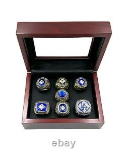 LOS ANGELES DODGERS ALL 7 WORLD SERIES RING SET with SHOHEI OHTANI ETCHED CARD /50