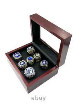 LOS ANGELES DODGERS ALL 7 WORLD SERIES RING SET with SHOHEI OHTANI ETCHED CARD /50