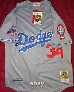 LOS ANGELES DODGERS FERNANDO VALENZUELA 1981 World Series Baseball Jersey