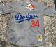 Los Angeles Dodgers Fernando Valenzuela 1981 World Series Baseball Jersey