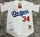 Los Angeles Dodgers Fernando Valenzuela 1981 World Series Baseball Jersey