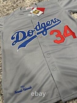 LOS ANGELES DODGERS FERNANDO VALENZUELA 1981 World Series Baseball Jersey