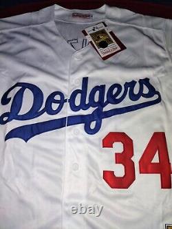 LOS ANGELES DODGERS FERNANDO VALENZUELA 1981 World Series Baseball Jersey