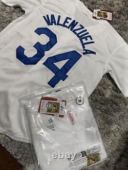 LOS ANGELES DODGERS FERNANDO VALENZUELA 1981 World Series Baseball Jersey