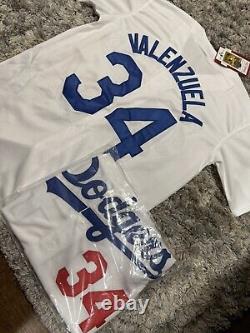 LOS ANGELES DODGERS FERNANDO VALENZUELA 1981 World Series Baseball Jersey