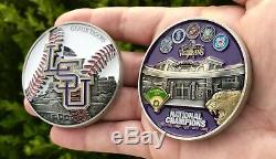 LSU Tigers Baseball World Series Champions Challenge Coin Bertman Mainieri New