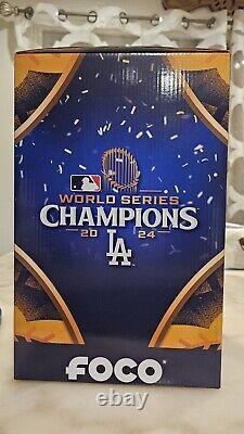 Los Angeles Dodgers 2024 World Series Championship Trophy Replica FOCO