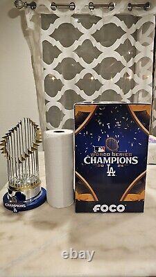 Los Angeles Dodgers 2024 World Series Championship Trophy Replica FOCO