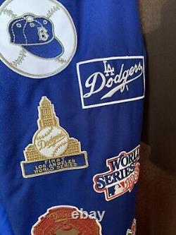 Los Angeles Dodgers Baseball Varsity 7 Time World Series Champions Jacket Sz XL