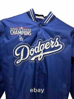 Los Angeles Dodgers JH Design 7 Time World Series Champions Jacket Size XL