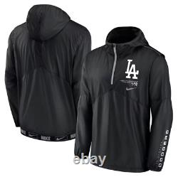 Los Angeles Dodgers Nike Night Game Half Zip Jacket Mens