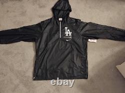 Los Angeles Dodgers Nike Night Game Half Zip Jacket Mens