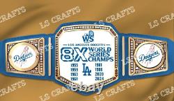 Los Angeles Dodgers World Series Championship Belt Adult Size 2mm Brass