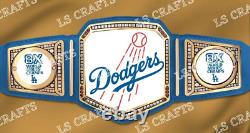 Los Angeles Dodgers World Series Championship Belt Adult Size 2mm Brass