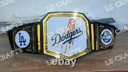 Los Angeles Dodgers World Series Championship Belt Adult Size 2mm Brass