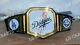 Los Angeles Dodgers World Series Championship Belt Adult Size 2mm Brass