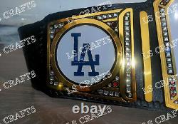 Los Angeles Dodgers World Series Championship Belt Adult Size 2mm Brass