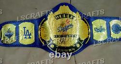 Los Angeles LA Dodger World Series Champions Championship Belt 2mm Brass