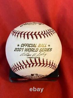 Luis Gonzalez Autographed Signed 2001 World Series Baseball Game 7 Gw Hit Coa