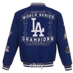 MLB Los Angeles Dodgers World Series Champion Wool Jacket Royal blue Embroidere