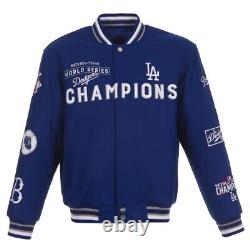 MLB Los Angeles Dodgers World Series Champion Wool Jacket Royal blue Embroidere
