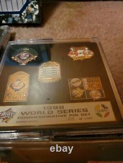 MLB New York Yankees Set Of Five World Series Commemorative LE Baseball Pins