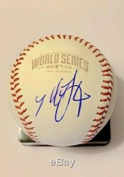 Madison Bumgarner Signed 2014 World Series Baseball SF Giants MVP RARE
