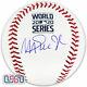 Magic Johnson Dodgers Signed Autographed 2020 World Series Baseball Bas Auth