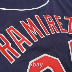 Manny Ramirez 1995 Cleveland Indians Alt Navy Blue World Series Men's Jersey
