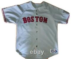 Manny Ramirez Boston Red Sox World Series Patch Baseball Jersey XL